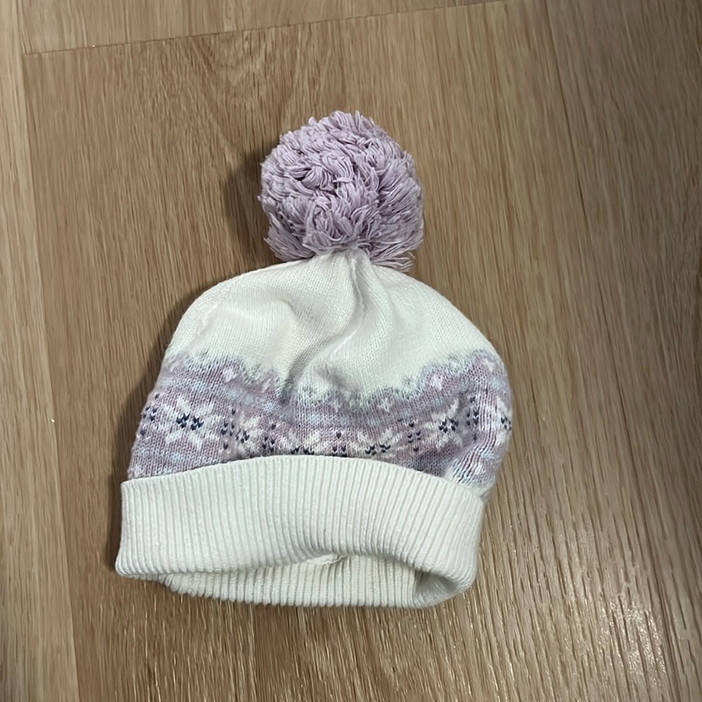 Janie jack beanie girls 0-3 mths